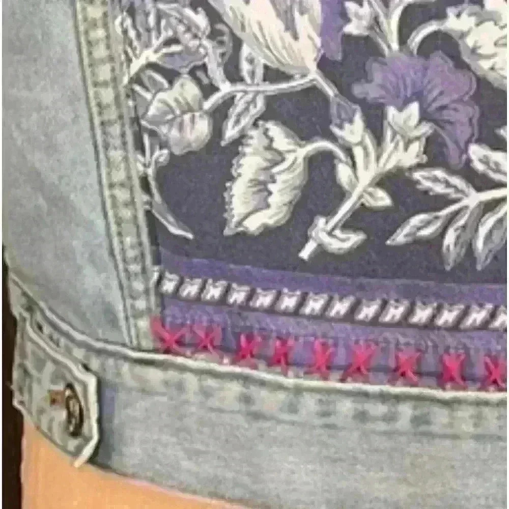 Custom Repurposed Forever 21 Jean Jacket, Size S - Picture 4 of 9
